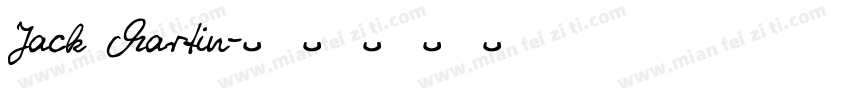Jack Martin字体转换